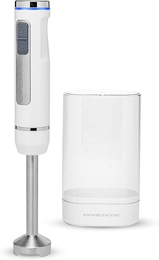 OVENTE Cordless Immersion Hand Blender — Cord-Free Power